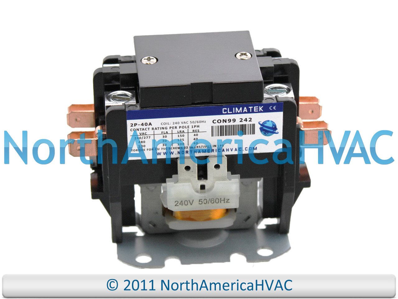 Double 2 Pole 40 Amp 240 volt Contactor Relay Replaces Siemens